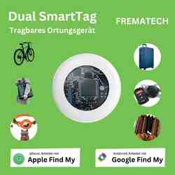 Frematech Dual Smart Tag 3er Set Bluetooth Tracker Aktion für Android und iPhone

