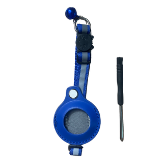 Katzenhalsband Smart Tag Halterung Farbvariante Blau
