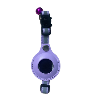 Katzenhalsband mit Smart Tag Fach Nahaufnahme Materialqualität
