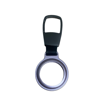 Metall AirTag Hülle mit Magnet Schlüsselanhänger Detailansicht