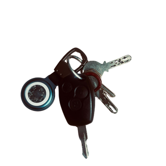 Metall AirTag Hülle Aluminiumlegierung mit magnetischem Schlüsselanhänger Mintgrün
